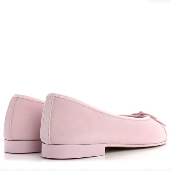 Chanel Pink Suede Ballerinas | Size 38 - Picture 3 of 10